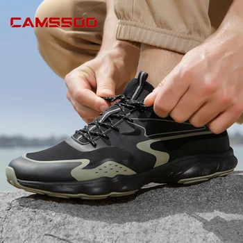Туризъм обувки CAMSSOO, мъжки дишащи спортни обувки за катерене на открито, женски треккинговые маратонки, ботильоны, маратонки за бягане
