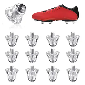 Сменяеми шипове за футболни обувки с 12 бр. Сменяеми шипове Комплект спортни обувки с метална глава за футболни шипове за обувки за ръгби