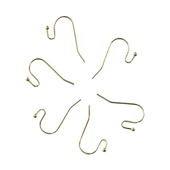 Златни кукички за обици Производство на бижута Риболов кука Ушни тел Обеци Аксесоари Обеци със Собствените си ръце за жени