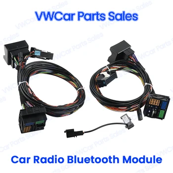RCD510 RNS510 Автомобилното Радио Аудио Музикално Устройство, Bluetooth 5,0 Адаптер Хендсфри Aux Теглене Кабели за VW Tiguan, Jetta GOLF GTI Passat