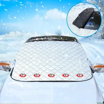 За Skoda Octavia A2 A5 A7 Fabia Rapid Yeti Superb Магнитно Сверхтолстое Предното Стъкло На Колата На Снежната Покривка Зимни Слънчеви Очила