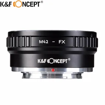 Адаптер за закрепване на обектива K & F CONCEPT за обективи M42 (Zeiss, Pentax, Praktica, Mamiya, Zenit) С винтовым прикрепен Към безконтактен фотоапарати Fujifilm