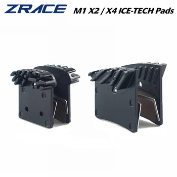 Метални спирачни накладки ZRACE M1 X2 / X4 / BR-002 /BR-005, технология на Лед, Охлаждащи на накладките, технология TCE, Съвместими с J02A/J03C/J04C/hope