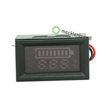 Индикатор за капацитет на оловно-червен батерия 12V, нивото на батерията, Оловно-киселинната led тестер, Волтметър за Arduino