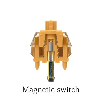 магнитен превключвател gateron, магнитен бял 30gf, магнитен оранжево 38gf, гейм премина с бързо стартиране, електромагнитен превключвател на Хол