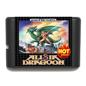 Нов прием на игралната карта Alisia Dragoon 16bit MD за Sega Mega Drive за Genesis