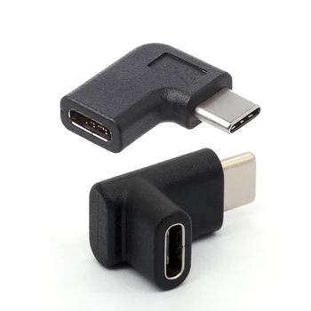 2 бр. аксесоари: 1 бр правоъгълен USB адаптер 3.1 конвертор и 1 бр 90-градусов адаптер Type C, USB Type 3.1-C.