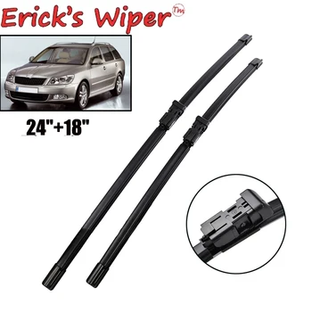 Четки на Предните Чистачки Erick's Wiper LHD За Skoda Superb B6 2008 - 2015 Почистване на Предното Стъкло на превозното средство От Дъжд 24 