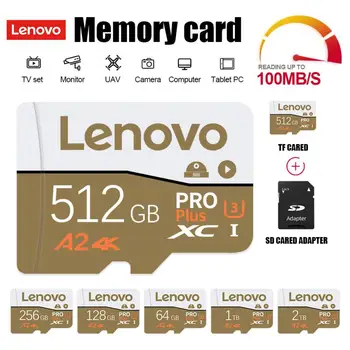 Lenovo Extreme SSD 2 TB Карта с флаш памет от 128 GB, 256 GB, 512 GB Micro TF /SD-Карта 1 TB cartao de memoria За Nintendo Switch / Steam Deck