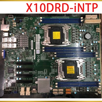 За дънната платка Supermicro Подкрепа на процесора от семейството на E5-2600 V4/V3 С два порта 10G SFP + LGA2011 DDR4 X10DRD-iNTP
