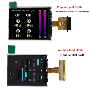 1,77 инчов цветен LCD екран 1,8, TFT LCD, включете серийни и паралелни портове 20 /24PIN 128 * 160 drive ST7735