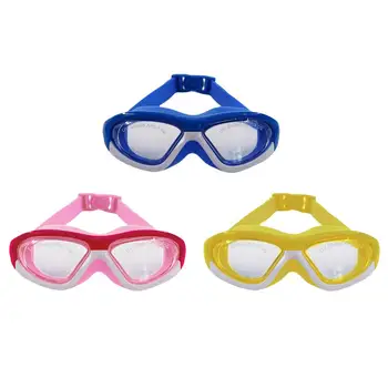 Очила за плуване за деца със защита от замъгляване, водоустойчива, за професионалисти, за деца с широк преглед, за гмуркане, гмуркане, гмуркане, водни спортове