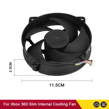 Оригиналната смяна на Xbox360 Slim за конзолата Xbox 360 S Вътрешен охлаждащ вентилатор на Радиатора на охладителя Аксесоари за вентилатора за охлаждане