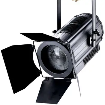 висока мощност 300 W Студен бял 5600 До ръчно мащабиране 15-50 градуса led лампа за църковния телевизионно шоу fresnel studio spot light