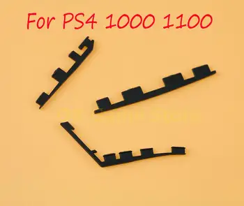 1 комплект Бели на черни силиконови гумени крачета Панел за Sony PS4 1000 1100 Долната възглавница Каучукови уплътнители за PS4 Playstation 4