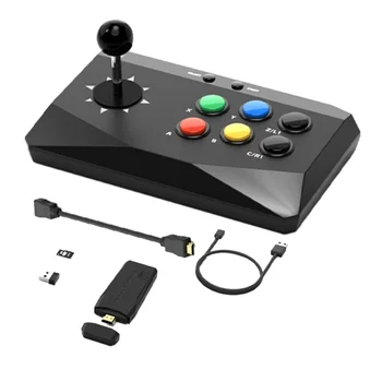Джойстика е Arcade Stick Fight за телевизия за PC игрални конзоли Геймпад Контролер Аркаден джойстик Механична клавиатура