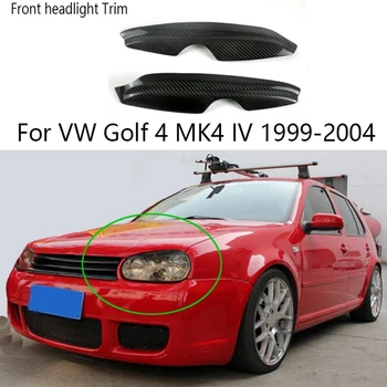 Стикер за вежди лампи, фарове на кола за VW Golf 4 MK4 IV 1999-2004 Покритие на предната фарове