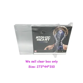 Прозрачна защитна кутия от ТЭП за PS5 PS4 atomic сърце, лимитирана серия, HK версия, кутия за съхранение на видео игри с прозрачен дисплей
