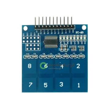 TTP226 8-канален цифров капацитивен сензорен модул докосване на превключвателя за arduino САМ KIT