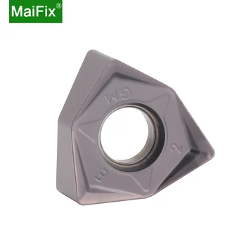 Maifix 10шт WNMU 080608EN-GM 6 капацитет на Рязане плоча за фрезоване на кантове от стомана и неръждаема стомана