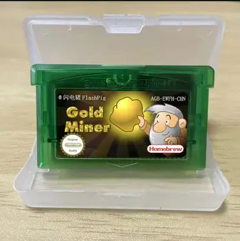 Домашна игра за GBA, касета Златен Миньор, ретро-игра на карти, в класическата игра 