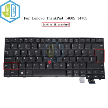 Осветление на Турската Клавиатура Turkey За Lenovo ThinkPad T460S T470S в trackpoint С Подсветка на Клавиатурата С рамка New SN20L82034 01EN669