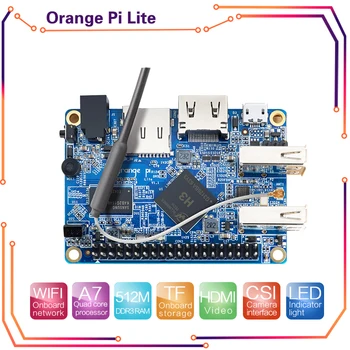 Orange Pi Lite 512 MB DDR3 С четырехъядерным процесор на 1,2 Ghz процесор, Wifi Антена За Android, Ubuntu Afbeelding OPI8