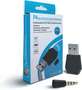 Безжична мини микрофон USB аудиоадаптер приемник Съвместим с PS4/PS5/Поддръжка на A2DP HFP HSP