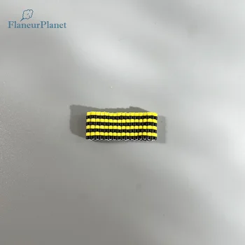 Пръстен с пчела от мъниста, ръчно изработени FlaneurPlanet