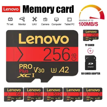Lenovo Class10 1tb/2tb Micro SD TF Карта 512 GB 256 GB ултра-бързо Карта памет 128 GB Водоустойчив Карта памет за телефон