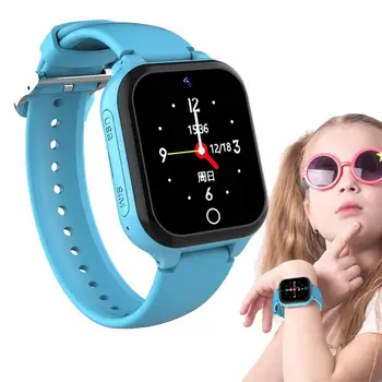 Детски часовник с GPS, съвместима смарт часовник с камера, водоустойчива с Фитнес часове за спорт на открито, умни часовници за телефон, за видео разговори