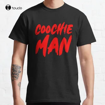 Coochie Man Класическа Тениска в памучна Тениска На Поръчка Aldult Teen Унисекс Тениски С Дигитален Печат Модна Тениска Лято Xs-5Xl