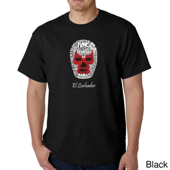 Мъжки t-shirt, създадена с помощта на различни техники на мексиканската борба