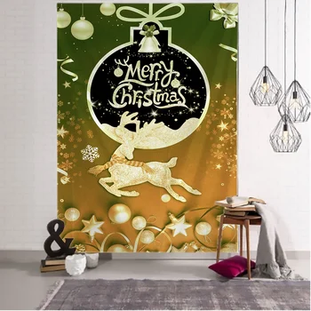 Домашен художественото оформление на фона на плат Коледно дърво стенен гоблен Богемное украса на хола Татул безплатна доставка чаршаф