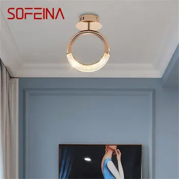 SOFEINA Led потолочное осветление Nordic Creative Кръгли пръстен осветителни тела за дома, за декорация на стълби и проходи
