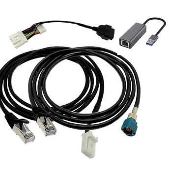 Сервизен кабел за диагностика програмиране + Инструмент-адаптер за авто аксесоари на Tesla Model 3/Y Model S/X, Гнездо на 26 контакти