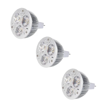 3X3 W 12-24 В MR16-топло бяло, 3 led прожектор, само на лампа с нажежаема жичка