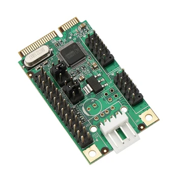 Mini PCIE 2-port serial карта за разширение PCI EXPRESS до Industrial DB9 DB25