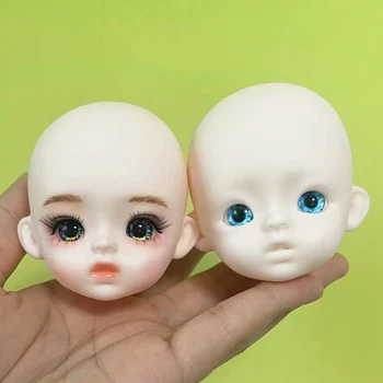 Направи си Сам Грим 1/6 Bjd стоп-моушън Главата Ръчно изработени 30 см Аксесоари за куклено голове Детски Играчки Подарък за момичета