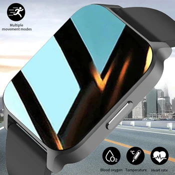 LIGE Нови мъжки смарт часовник с циферблат 100 + Водоустойчив спортен часовник за фитнес за жени, термометър за тяло, Bluetooth-предизвикателство, мъжки умен часовник