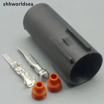 Shhworldsea 2-пинов автомобилен конектор включете косичка калъф за пресостат VTEC Датчик за детонация Гнездо за датчик на охлаждащата течност 00 B20Z 97-01