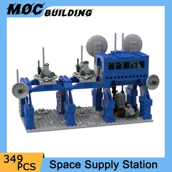 Градивните елементи на Moc Модел на космическа Станция доставка САМ Assembly Bricks Изследване на Вселената Колекция от Образователни Играчки за Коледни Подаръци