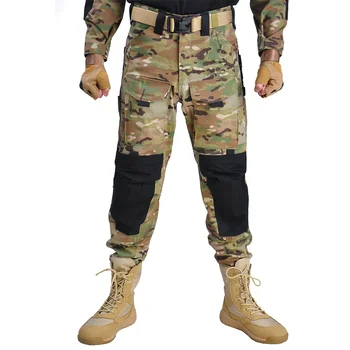 Туристически тактически панталони Армейските панталони-карго Бойна мъжки дрехи Военни панталони Износоустойчиви многокамерни панталони Туризъм облекло за лов